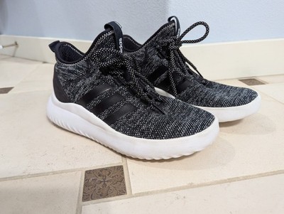adidas Men's Cloudfoam Ultimate Bball Sneaker Black/White 8