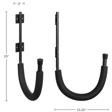 Surfboard  Paddleboard Wall Rack - 2 Hooks-