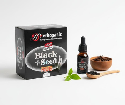 Black Seed Herboganic Cream For Joint & Muscle Pain Natural Remedies