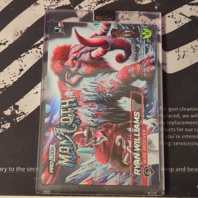  Wild Card Ryan Williams Mammoth Dino-Might Color True Match 1/1 Football Card