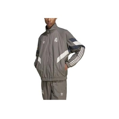 adidas Real Madrid 2024/25 Lifestyler Anthem Track Top Charcoal | eBay