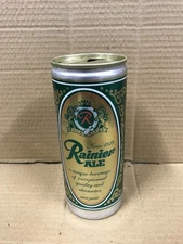 Vintage Rainier Ale Empty Pull Top Pint Beer Can