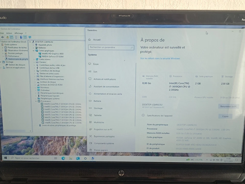 HP Pavilion DV7 I7 - Photo 2/4