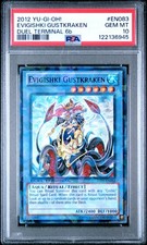 2012 YU-GI-OH! DUEL TERMINAL 6B #EN083 EVIGISHKI GUSTKRAKEN PSA 10