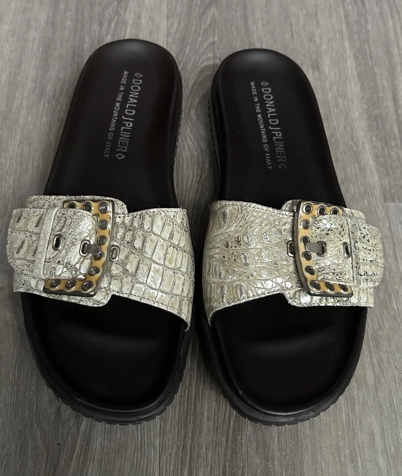 Sandalias de plataforma para mujer Donald J Pliner talla 7,5 M Foto 2 de 4