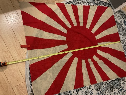 ORIGINAL WWII LARGE JAPANESE NAVY SHIPS ? RISING SUN BANNER
