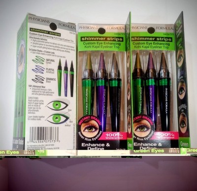 Physician's Formula Shimmer Strips Custom  Green Eye Enhancing Trio  2 Pack