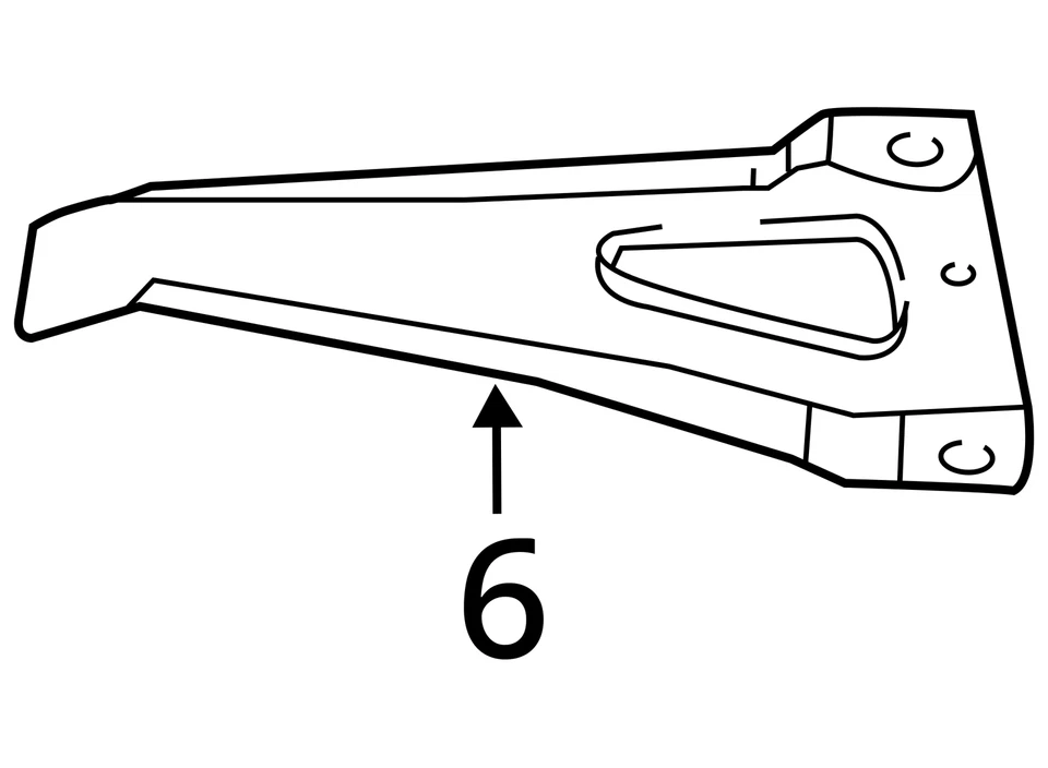SOPORTE PARACHOQUES TRASERO CHRYSLER 55295674AB NUEVO OEM 55295674AB Foto 3 de 3