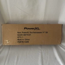 New PowerXL Duo Nutrisealer 11” SS