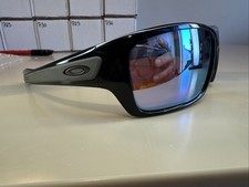  OO9263-60 Mens Oakley Turbine Sunglasses Black And Gray Frame/ Blue Prizm 704