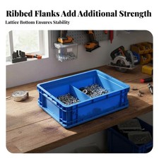 Multi-Compartment Screw Box snap-closure Latch Compartment Storage Box