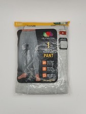 FRUIT of the LOOM Men  s Size M 32-34 Thermal Pants Waffle Fabric   Light Grey