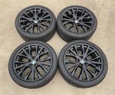 Bmw M760i Wheels Oem Black Factory Rims Tires Set 750i 740i 817m