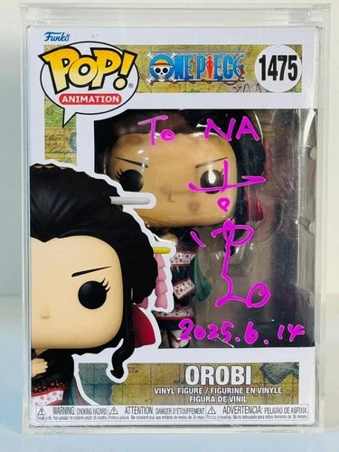Funko Pop! One Piece #1475 OROBI (Nico Robin) Yuriko Yamaguchi signed w/ SWAU