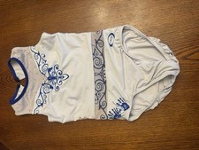 Previously Owned Chalk Warrior Pretty Print With Gems And A Cute Strappy Back  