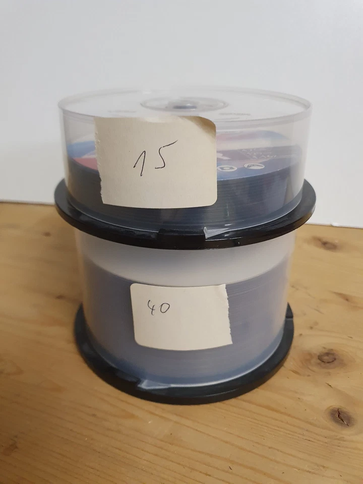 55 Rohlinge DVD+R 4,7GB 15x Philips, 40x Hersteller unbekannt - Bild 4 von 4