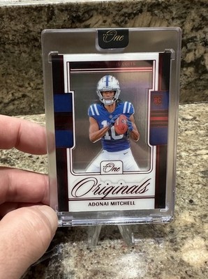 ADONAI MITCHELL 2024 PANINI ONE ORIGINALS ROOKIE RED COLTS RC /49 Q2554