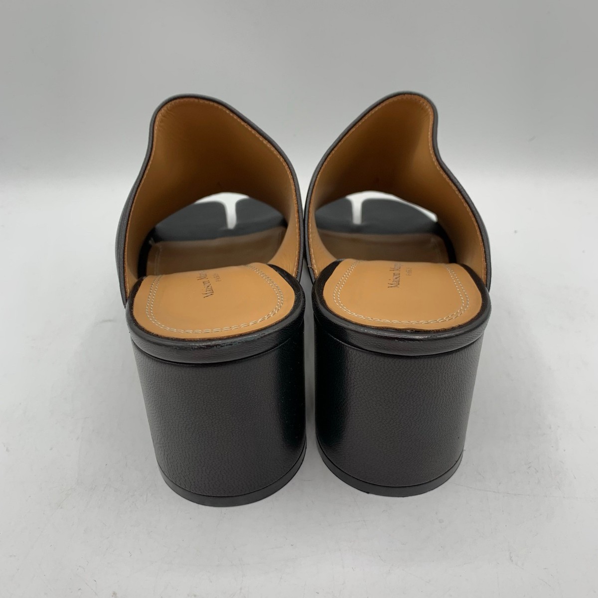 Maison Margiela Hannah Tabi Mule Womens Size 38.5/8.5 US Black