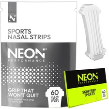 Nasal Strips 60 Count Clear Nose Strips for Breathing