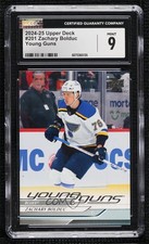 2024-25 Upper Deck Series 1 Young Guns Zachary Bolduc #201 CGC 9 Mint Rookie RC