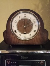 Vintage Andrew, Perivale Chime Mantle Clock c1930-40s. Size 26(W) x 21(H) x 11.5