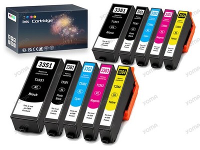 12x Patronen für Epson 33XL Tinte XP-530 540 630 635 640 830 7100 kein original