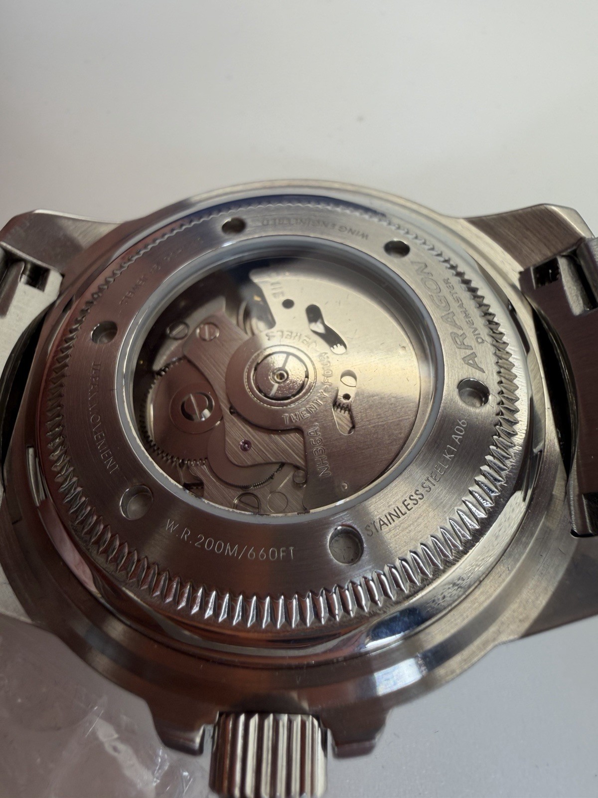 ARAGON Divemaster Automatic Watch Black Dial SII … - image 11