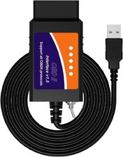 ELM327 OBD2 USB Adapter for Windows, ELMconfig Scanner with MS CAN/... Fast Ship
