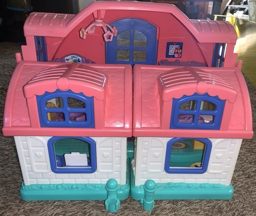 Fisher Price Little People Sweet Sounds casa delle bambole rosa - Foto 5 di 8