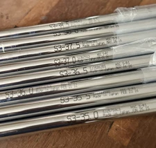 Nippon N.S.PRO Super Peening Orange - S Flex - 8 Shafts (3-PW) - Taper Tip