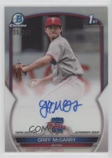 2023 Bowman Chrome Prospect Auto Refractor /499 Griff McGarry #CPA-GM Auto