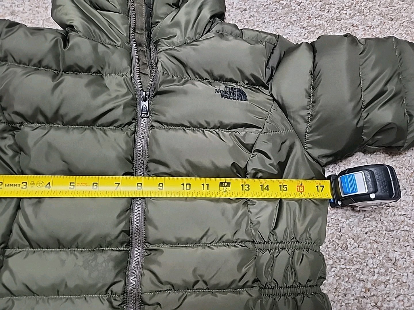 The North Face Gotham II 550 Down Parka SMALL ThymeGreen Full Zip Coat thumbnail 13