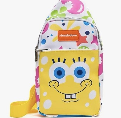 Nickelodeon Buckle Down SpongeBob SquarePants Crossbody Sling bag
