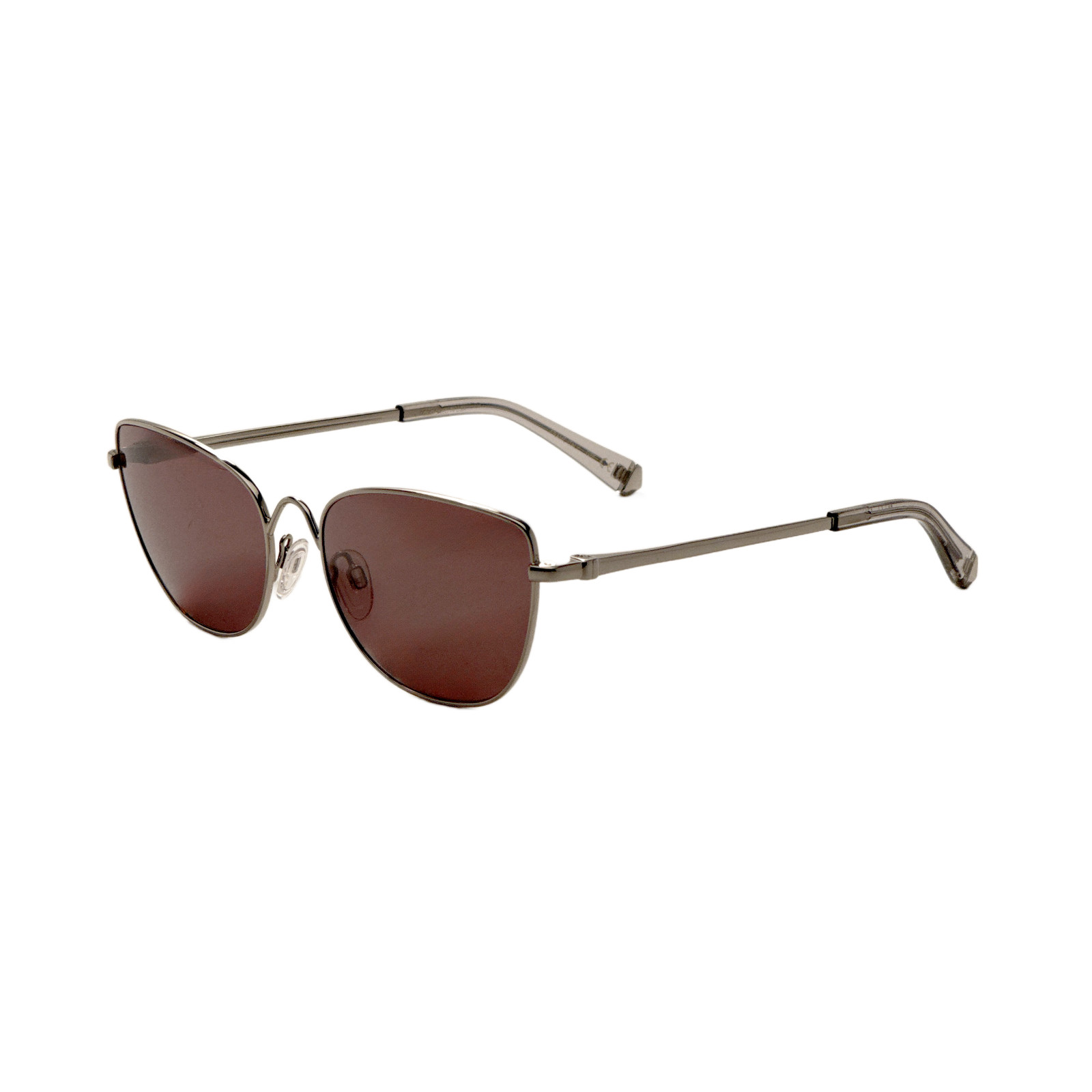 Kate Young Kaela Women's 55mm Silver Sunglasses K554-SIL-55