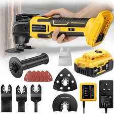Cordless Oscillating Multi Tool Sander Cutter w/ Battery &Charger For DeWalt 18V