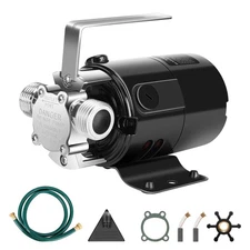 VIVOSUN 115V Water Transfer Pump, 1/10HP 330 GPH Portable Utility Pump with W...