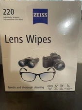 220 COUNT, ZEISS Pre-Moistened Lens Cleaning Wipes - FAST USA SHIPPING