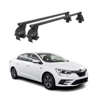 Menabo DachträGer GrundtäGer FüR Renault Megane 2016-2022 50Kg Stahl Schwarz 2X
