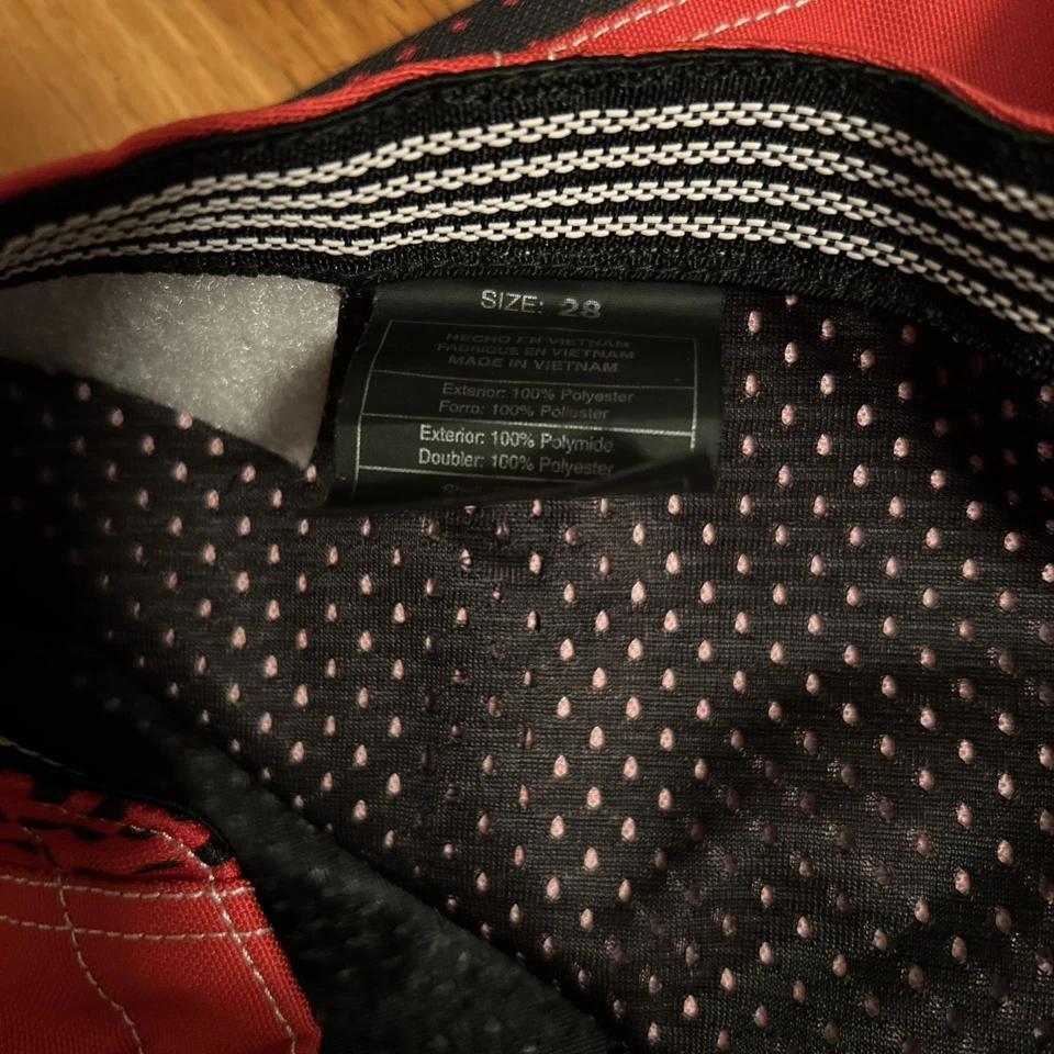 Pantalones Shift Racing Talla 28 Negro Rojo Foto 3 de 4