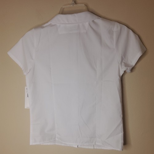 NWT White Peter Pan Blouse, French Toast, Girls 10, S/S, Cotton Blend $16 - Picture 4 of 5