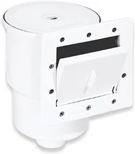 Swimline HYDROTOOLS Standard ABS Thru-Wall Skimmer Kit, (White) 