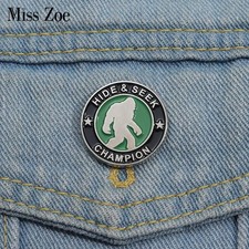 Hide And Seek CHAMPION Enamel Pins Custom Badge of Honor Brooches Lapel Badges A