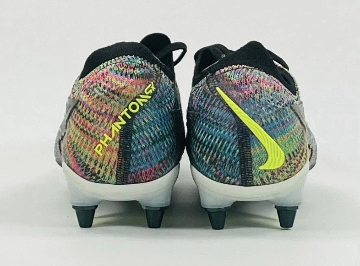Nike Phantom GX Elite Fusion SG-Pro 'Black Volt' FD5239-071 Soccer Cleats Mens 9 thumbnail 3