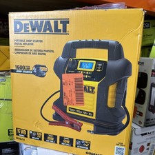 DEWALT 1600 Peak Amp Jump Starter with Digital Compressor and USB Power Bank