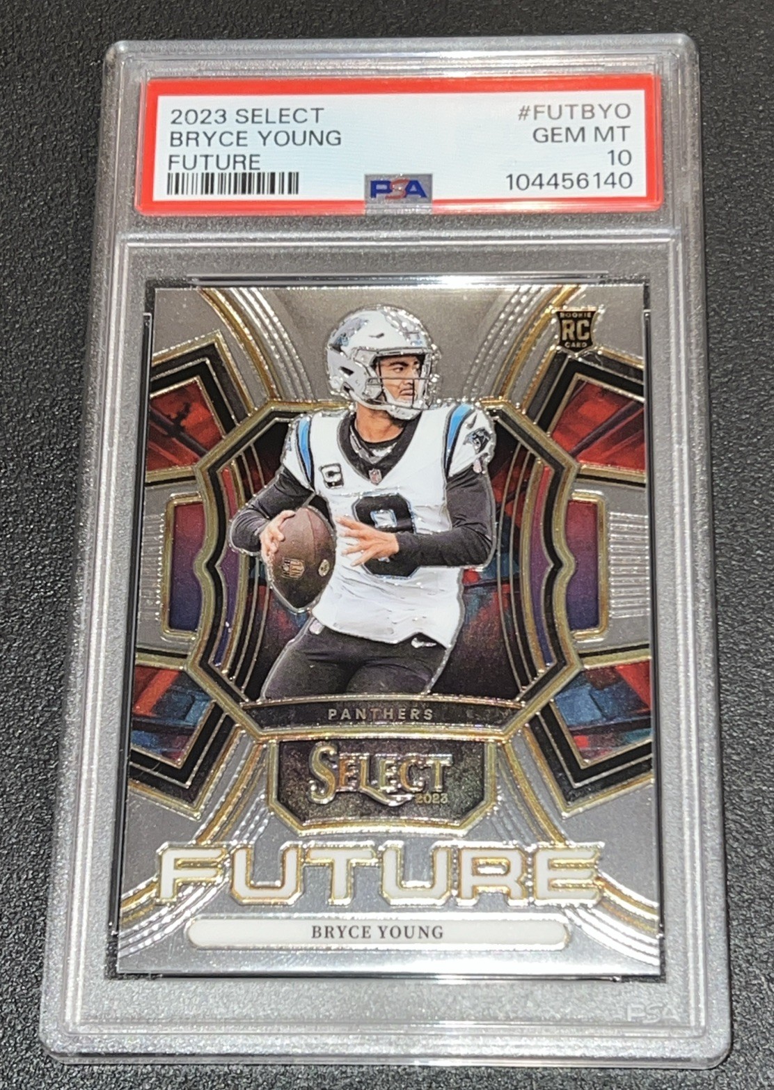 2023 Panini Select Bryce Young Future #FUT-BYO (RC) PSA 10 GEM MINT