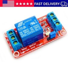 12V 1 Channel Relay Module with Optocoupler Isolation Support High or Low Level