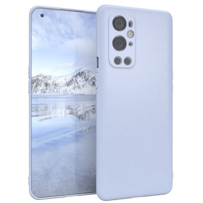Für OnePlus 9 Pro Schutzhülle TPU Backcover Tasche Slim Etui Matt Soft Hellblau