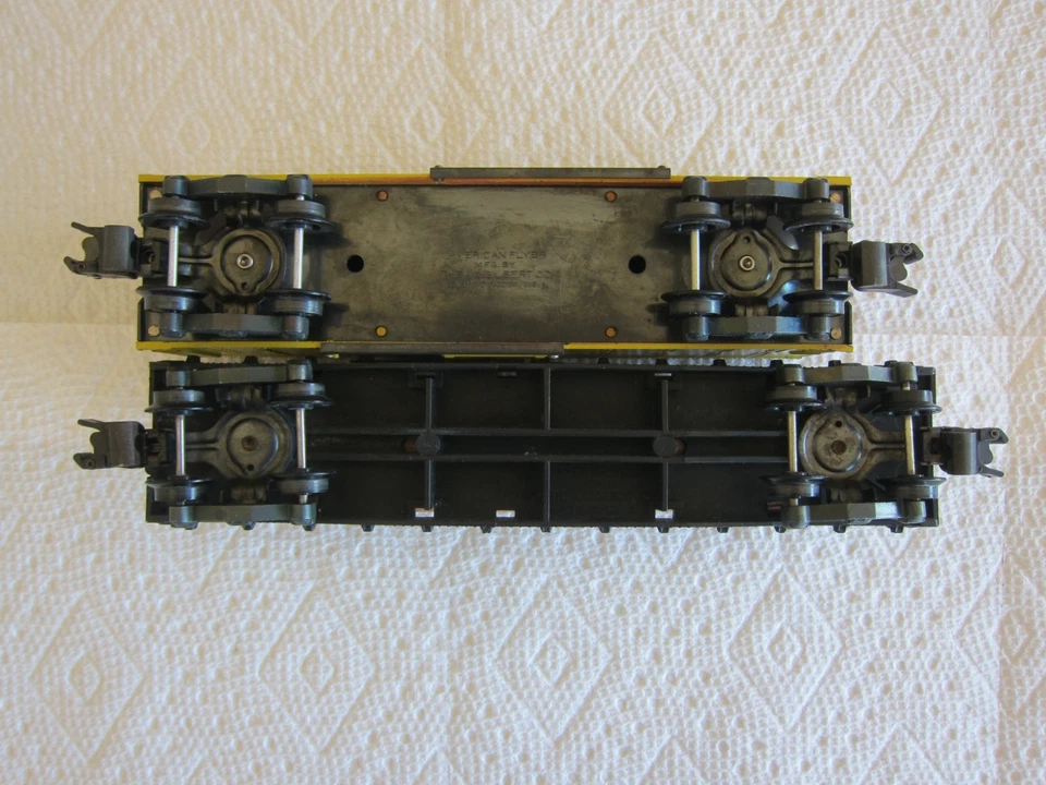 AMERICAN FLYER S 928 & 937 FREIGHT  CARS-1950's KNUCKLE COUPLERS-BEAUTIFUL! - Image 4 of 4