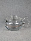 Vintage Pyrex Glass Coffee Pot Kettle 8446-B Flameware 6 Cup With Lid EXCELLENT