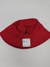 NWT Jordan Metal Jumpman Apex Red Bucket Hat Unisex Kids 9A0675-R78